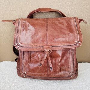 The Sak Ventura Backpack red leather convertible to crossbody EUC